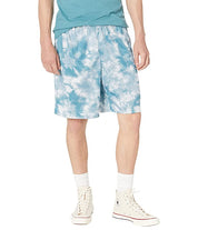 Champion Tiedyed Mesh Shorts  Crush Dye Aqua Tonic  Blue Medium