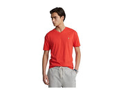 Ralph Lauren Men's Classic fit V neck T shirt  Tomato Red Medium