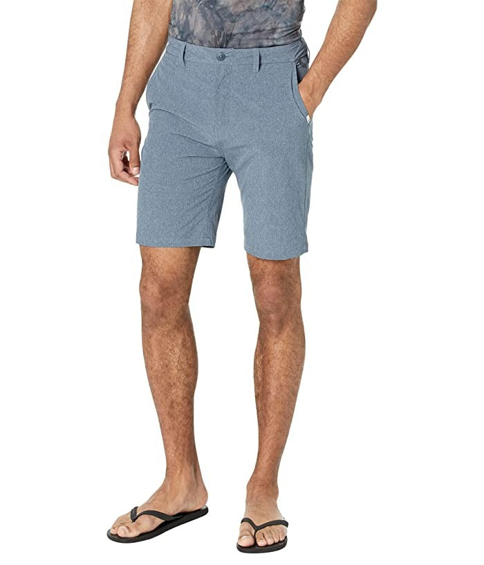 Quicksilver Men's Union Heather Amphibian Shorts Size 31 Insignia Blue