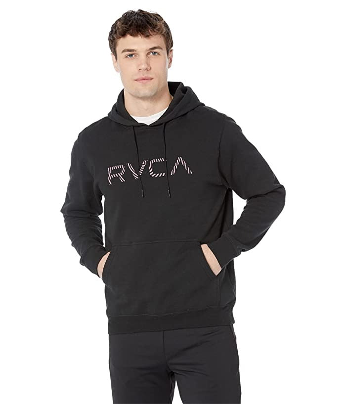 RVCA Mens Radar Hoodie Sweatshirt Medium Black