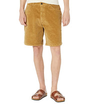Quiksilver Waterman Men's Secret Cord 2 Walk Shorts  Dull Goldtone 36 Reg