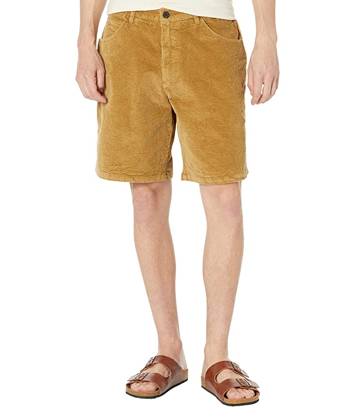 Quiksilver Waterman Men's Secret Cord 2 Walk Shorts  Dull Goldtone 36 Reg