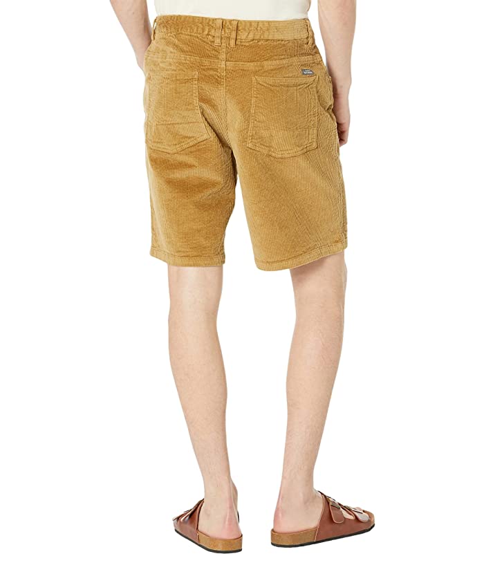 Quiksilver Waterman Men's Secret Cord 2 Walk Shorts  Dull Goldtone 36 Reg
