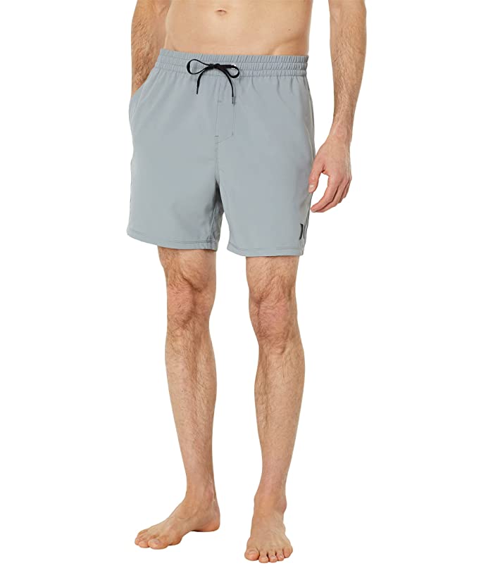 Hurley Men's One and Only Particle 17" Volley Boardshorts GreyLarge