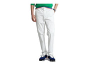 Polo Ralph Lauren Mens Classic fit Casual Pants Large White Solid Stretch