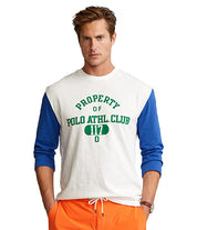 Ralph Lauren Polo Men's Classic Fit Long Sleeve T Shirt Graphic Oxford White XL