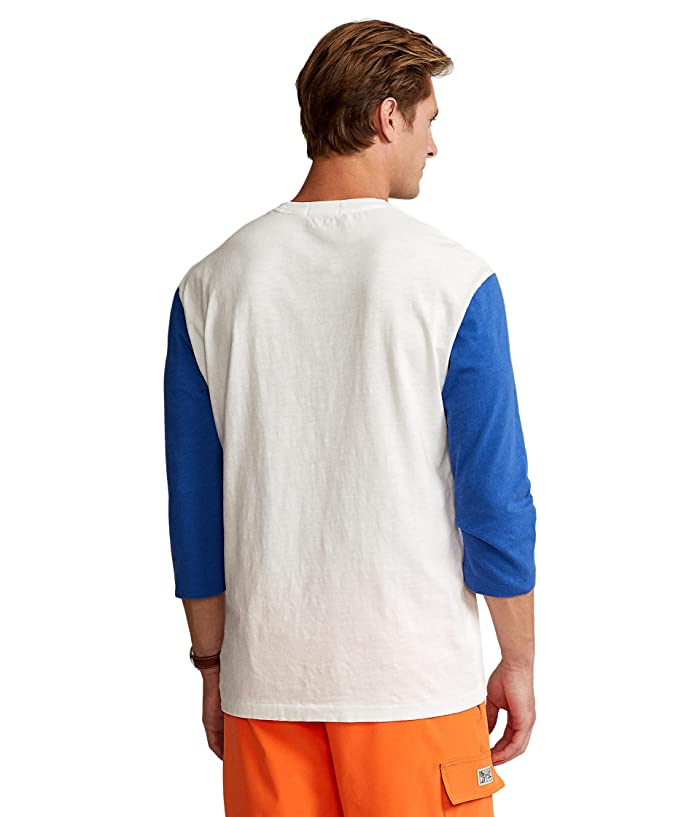 Ralph Lauren Polo Men's Classic Fit Long Sleeve T Shirt Graphic Oxford White XL