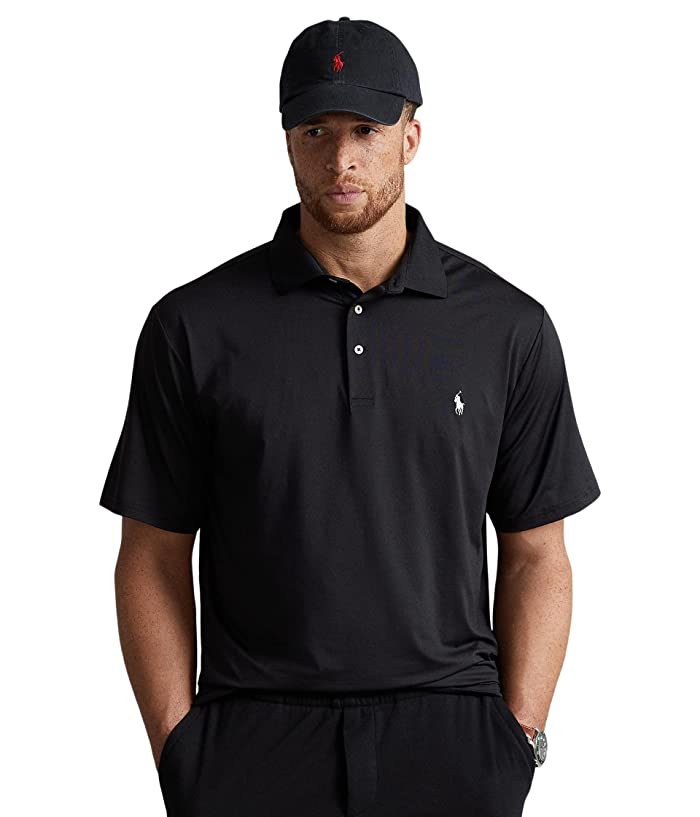 Polo Ralph Lauren Mens Big Tall Performance Short Sleeve Shirt Polo Black 3XB