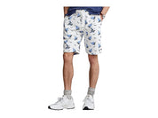 Polo Ralph Lauren Mens Skipper Terry 8 Inseam Casual Shorts White Blue Medium