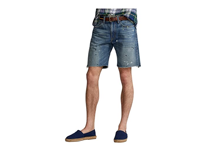 Ralph Lauren Polo Mens Classic Fit 8.5 Inseam Denim Shorts Havemeyer Blue 38