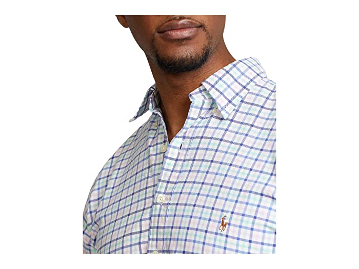Polo Ralph Lauren Men Classic fit Long Sleeve Button-Up Shirt 3XLT Blue Plaid