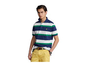 Polo Ralph Lauren Men's Classic Fit Mesh Polo Shirt Cruise Green Multi Large