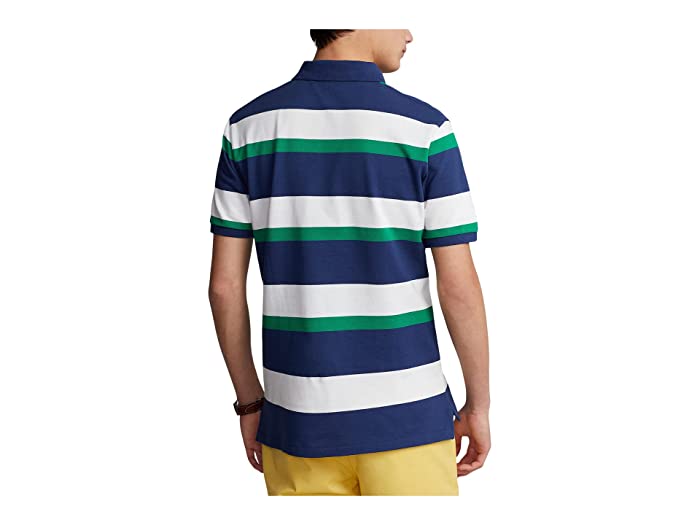 Polo Ralph Lauren Men's Classic Fit Mesh Polo Shirt Cruise Green Multi Large