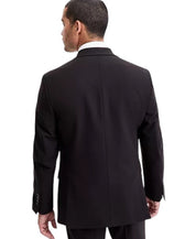 Tallia Mens Classic fit Suit Jacket Blazer 40 S Black Solid