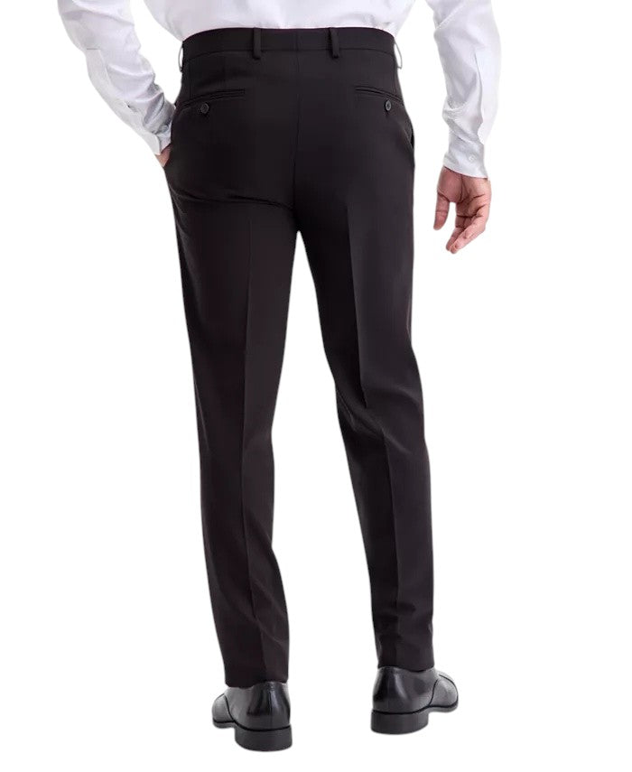 Tallia Mens Classic fit Dress Pants 30 / 30 Black Solid