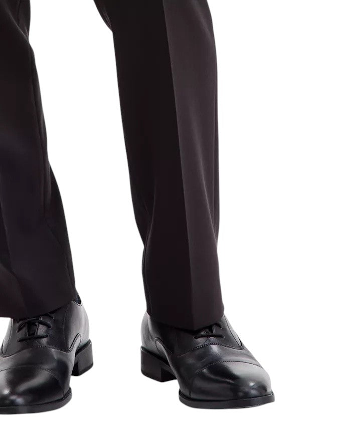 Tallia Mens Classic fit Dress Pants 30 / 30 Black Solid