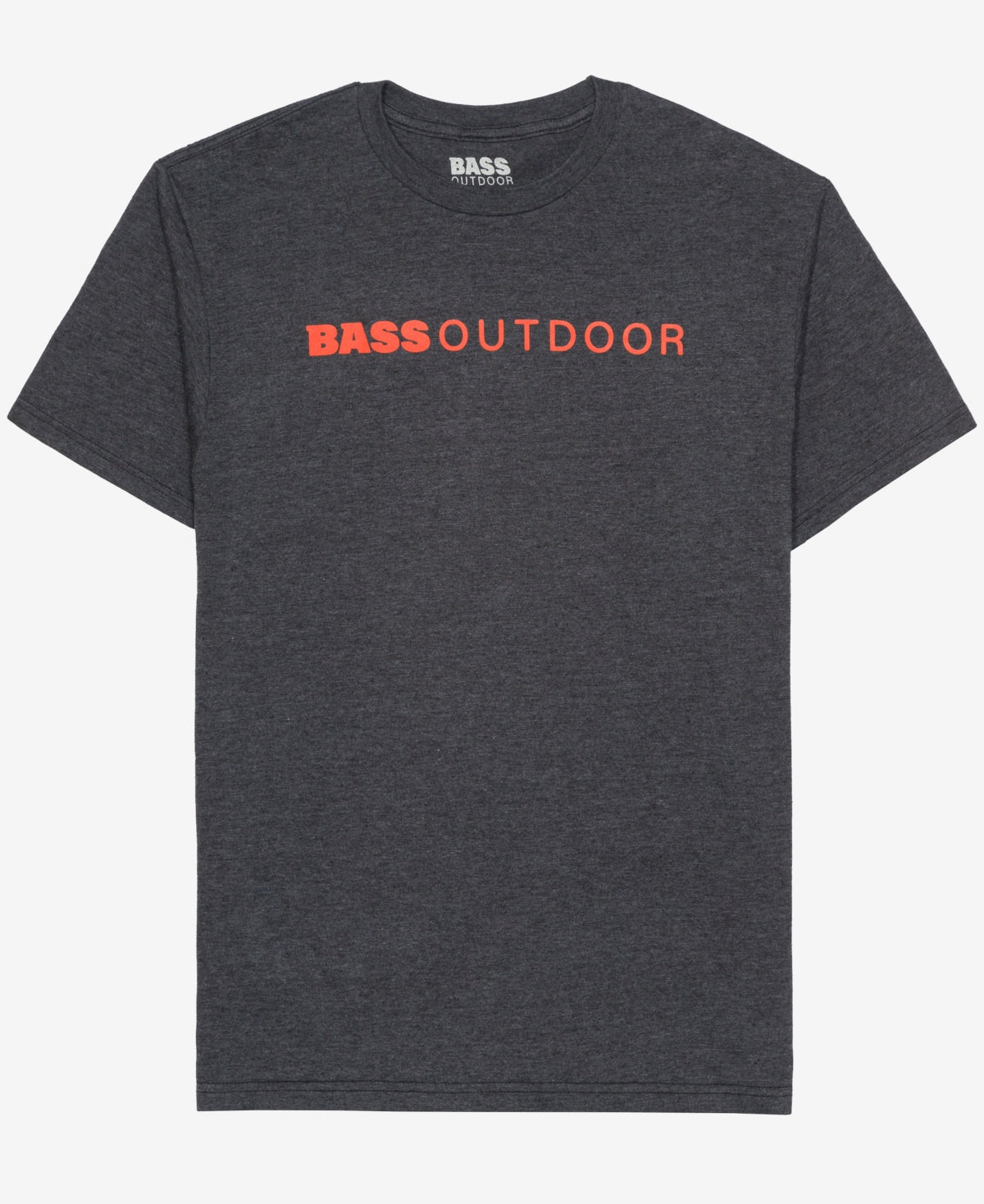 Bass Outdoor Men's Short Sleeve Crewneck T Shirt Grey Charcoal Heather XXL