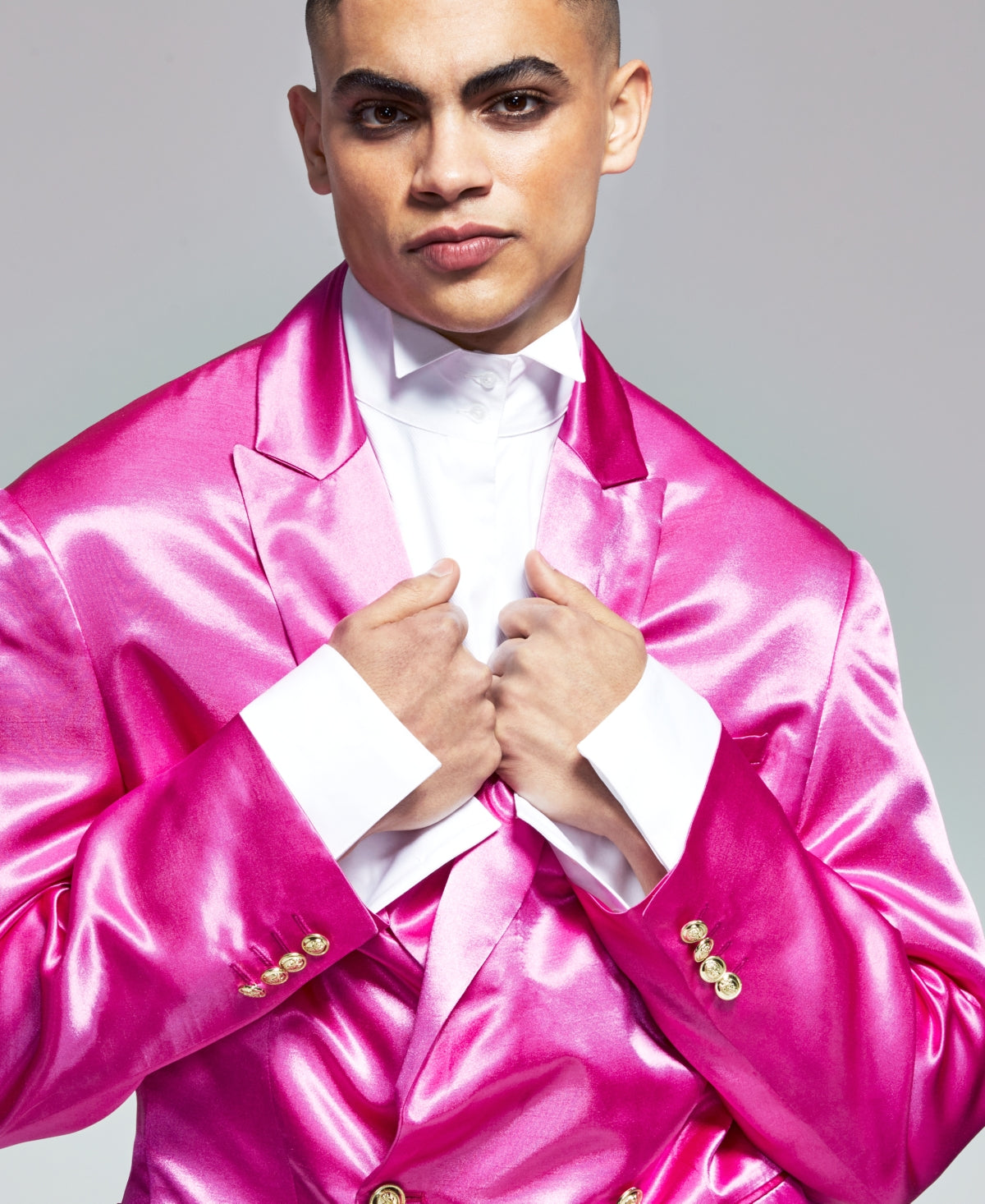 And Now This 5:31 by Jerome LaMaar Men's Smart Blazer Large Pink