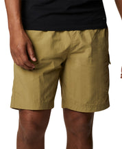 Columbia Mens Palmerston Peak Sport Shorts Small Sandal Tan
