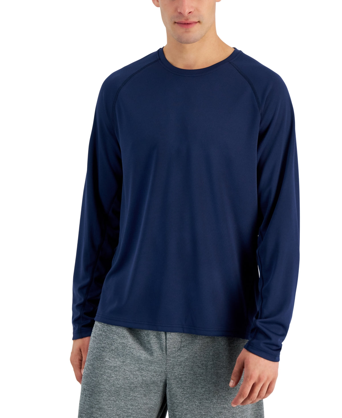 ID Ideology Men's Rapidry Raglan T Shirt Indigo Sea dark blue Medium