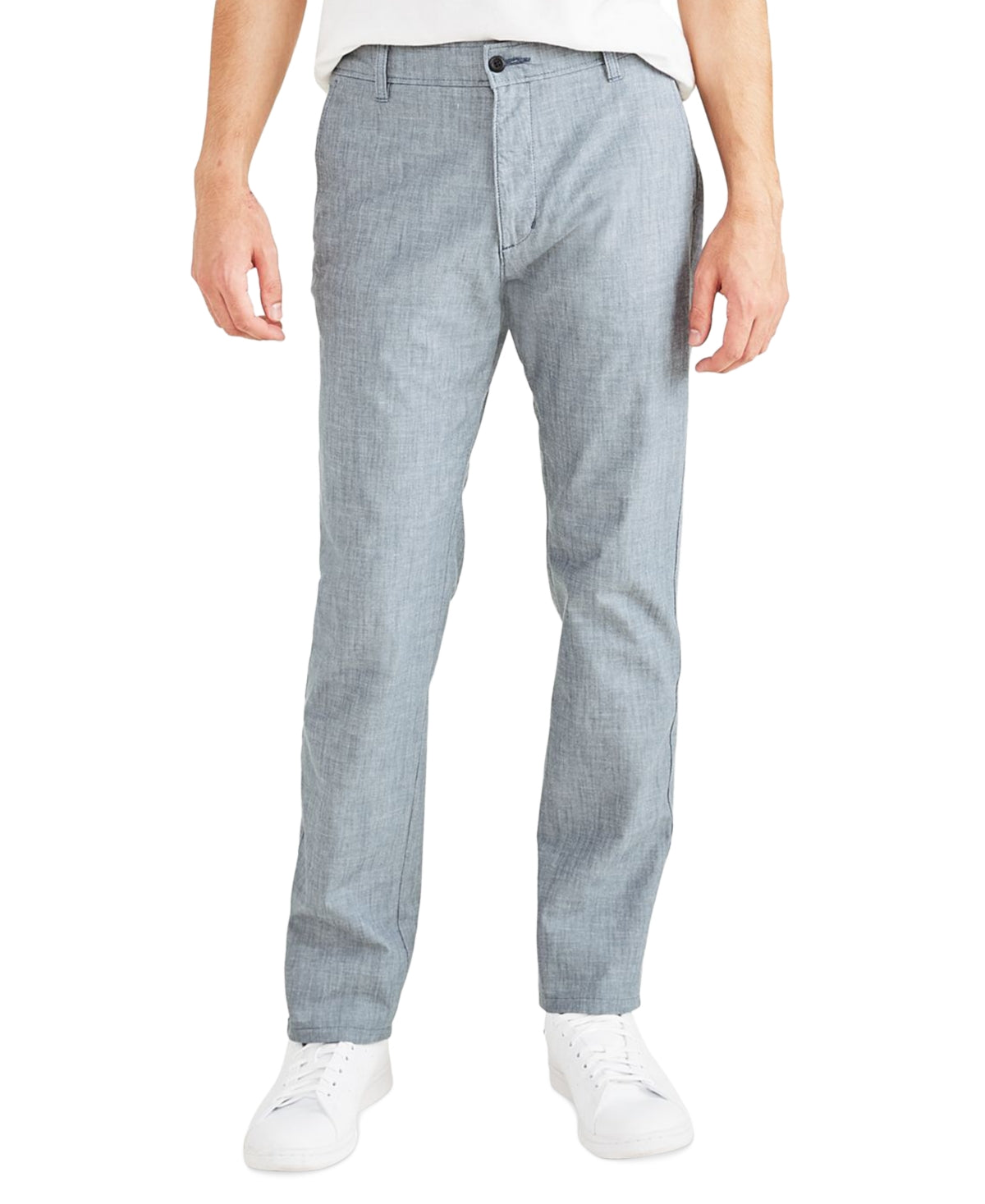 Dockers Men Chino Slim Fit Flat Front Pants Vintage Indigo Blue 33 x 30