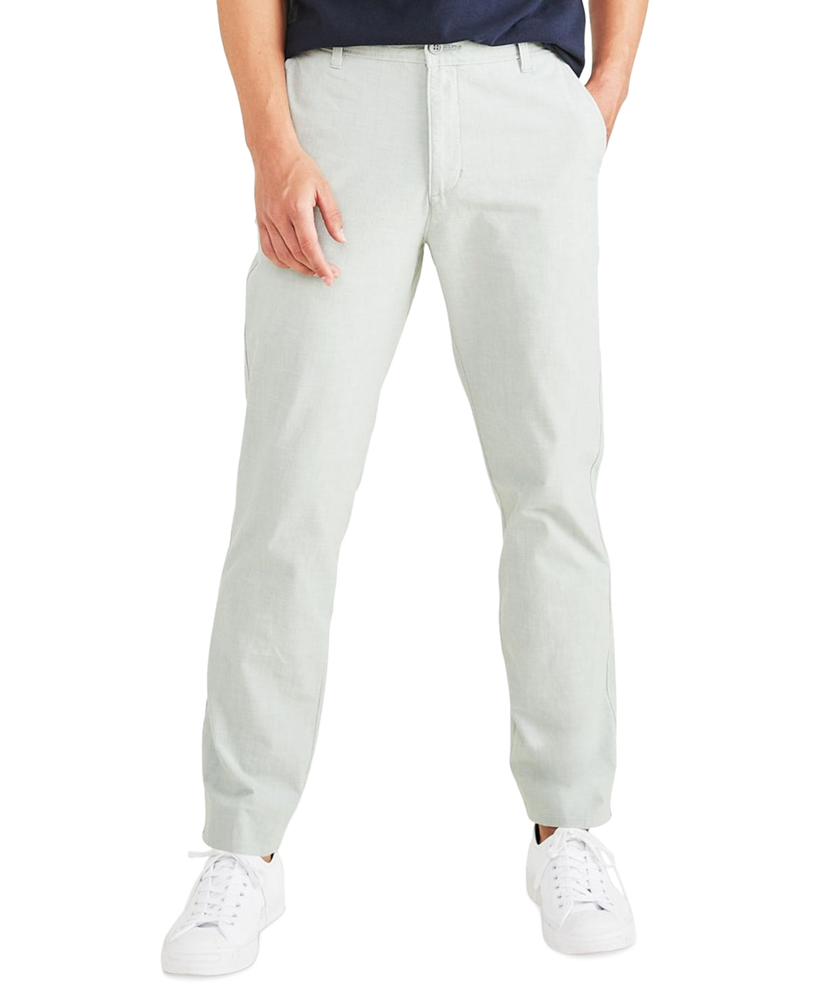 Dockers Mens Slim-Fit Smart 360 Flex Chino Pants Ash Grey 36 x 29