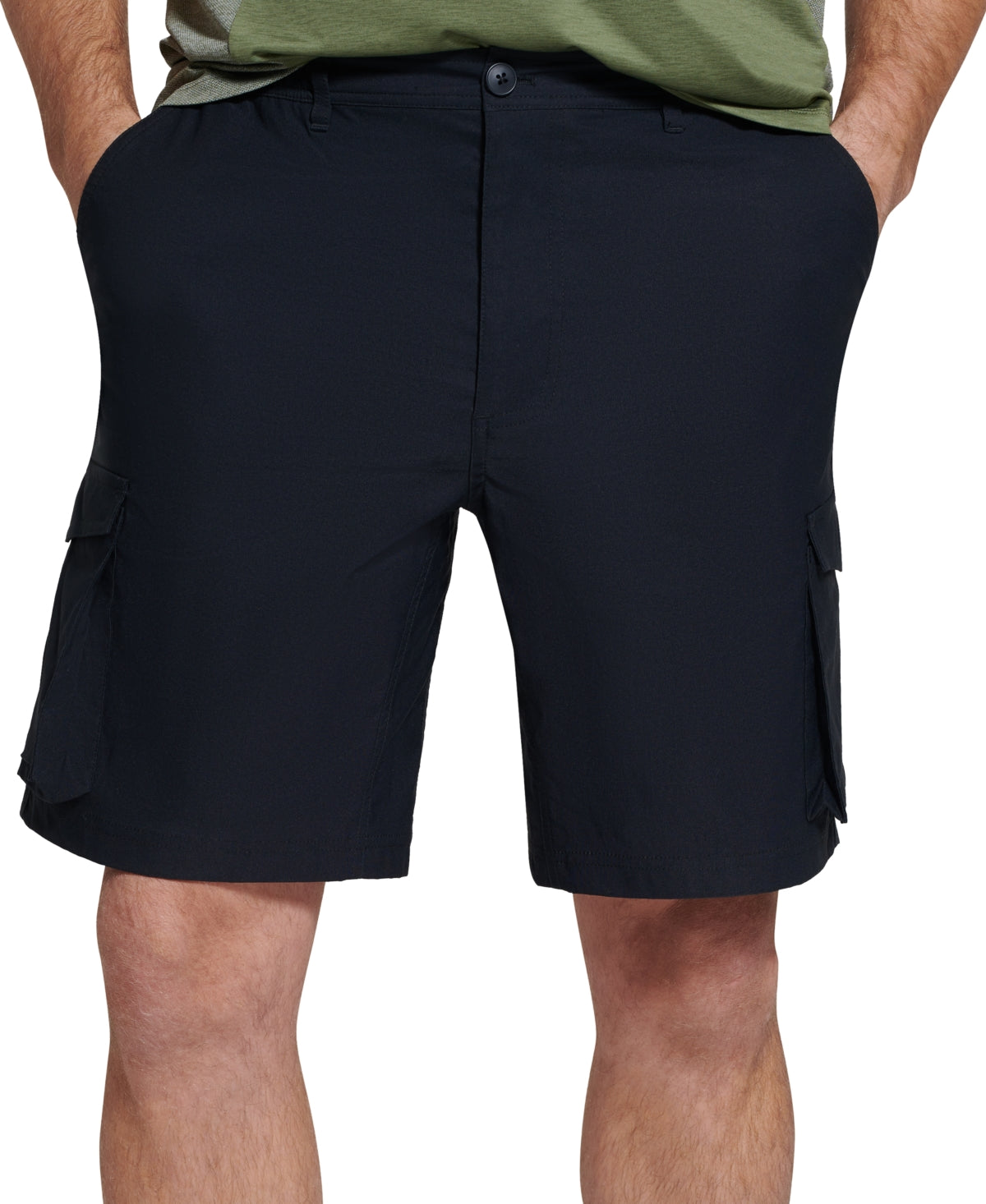 BASS OUTDOOR Mens Cargo Shorts Black XL