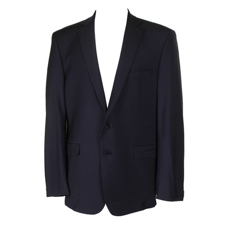 Calvin Klein Mens Slim fit Suit Jacket Blazer 46 R Blue