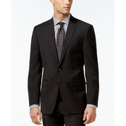 Calvin Klein Mens Slim fit Wool Suit Jacket Blazer 40 L Grey Solid