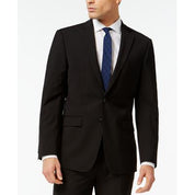 Calvin Klein Mens Slim fit Suit Jacket Blazer 42 S Black Solid
