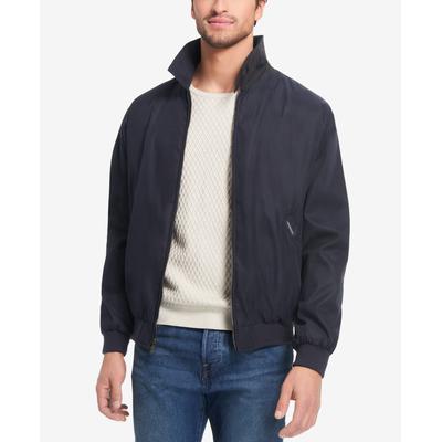 Weatherproof Men's Lightweight Full-Zip Bomber Jacket XXL 2XL Navy Blue