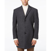 Calvin Klein Mens Slim fit Prosper Overcoat Coat 44 L Grey Solid