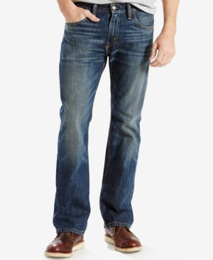 Levi's Mens 527 Slim Fit Bootcut Jeans Blue 33 x 30
