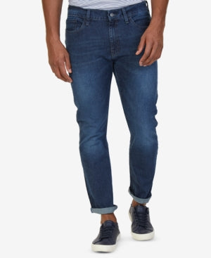 Nautica Mens Slim Fit Jeans Smokey Blue Wash 32 x 32
