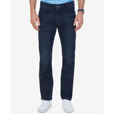 Nautica Men's Stretch Straight leg Jeans Dark Blue 40X30