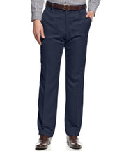 Kenneth Cole Mens Slim fit Dress Pants 30 / 32 Navy Blue Solid
