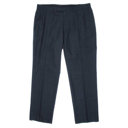 Calvin Klein Mens Slim fit Dress Pants 36 / 32 Grey Solid