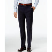 Calvin Klein Mens Slim fit Wool Dress Pants 44 / 30 Navy  Blue Solid