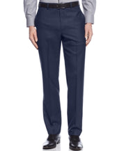 Calvin Klein Mens Slim fit Dress Pants 35 / 30 Blue Solid