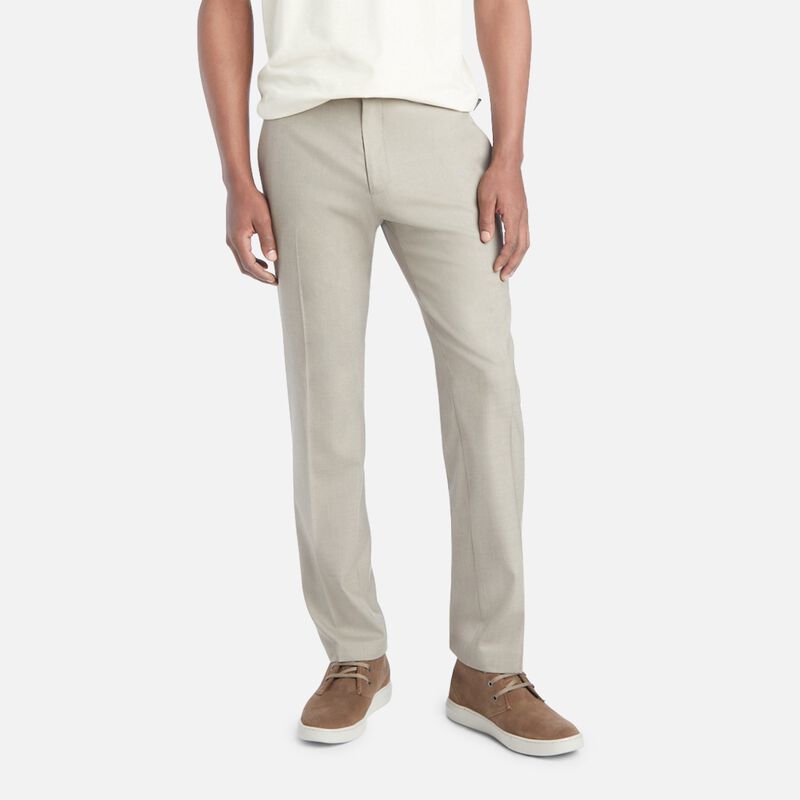 Kenneth Cole Reaction Men's Slim-Fit Stretch Dress Pants 32 / 30 Oatmeal