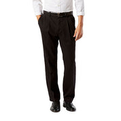 Dockers Mens Big Tall Easy Stretch Khaki Dress Pants Black 44 x 29