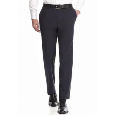 Calvin Klein Mens Slim fit  Wool Dress Pants 38 / 34 Navy  Blue Solid