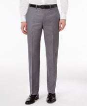 Calvin Klein Mens Slim fit Dress Pants 31 / 34 Mid Grey Solid