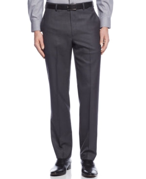 Calvin Klein Mens Slim fit Dress Pants 30 / 34 Grey Stretch