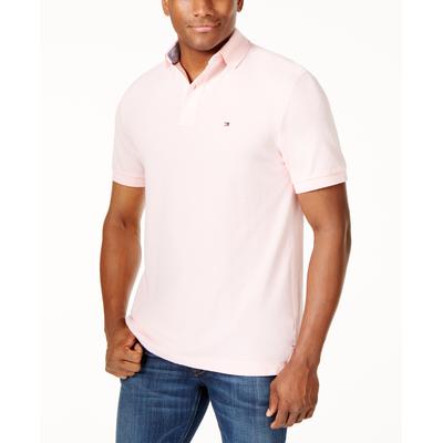 Tommy Hilfiger Cassic Fit Short Sleeve Polo Shirt Pebble Pink XL