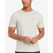 Tommy Hilfiger Men's Tommy Crewneck Pocket Short Sleeve T Shirt Grey XL