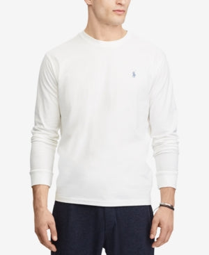 Polo Ralph Lauren Mens Classic fit Long Sleeve T-Shirt Shirt XS White Solid