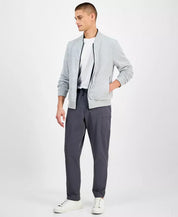 Alfani Mens Classic Fit Full Zip Coat XXXL Black Reversible Solid