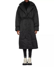 OOF WEAR Belted Puffer Coat Womens Black 40
