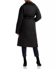 OOF WEAR Belted Puffer Coat Womens Black 40